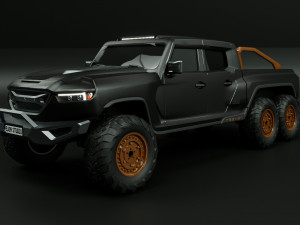 Rezvani Hercules 6x6 3D Модель