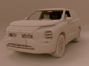 2023 Mitsubishi Outlander Modello 3D