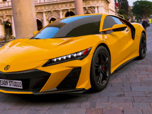 Acura NSX Type S 3D Модель