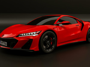 Acura NSX Type S 3D Модель