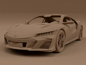 Acura NSX Tipo S Modelo 3D