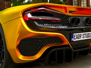 2023 Hennessey Venom F5 Modello 3D