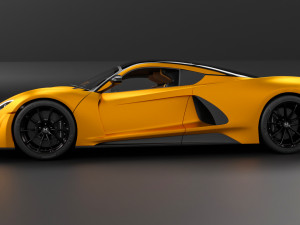 2023 Hennessey Venom F5 Modello 3D