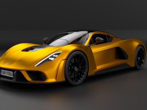 2023 Hennessey Venom F5 Modello 3D