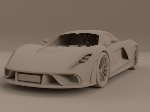 2023 Hennessey Venom F5 Modello 3D