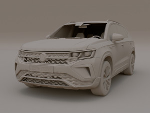 2023 Volkswagen Taos 3D Model