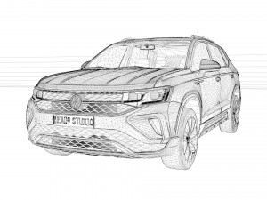 2023 Volkswagen Taos 3D Model