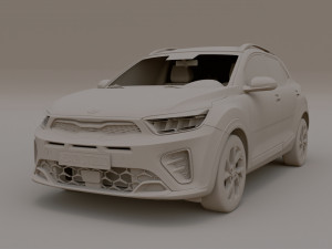 2023 Kia Stonic GT-Line 3D 模型