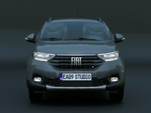 Fiat Strada 2023 Modelo 3D
