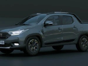 Fiat Strada 2023 3D Model