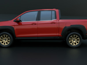 2023 Honda Ridgeline 3D Model