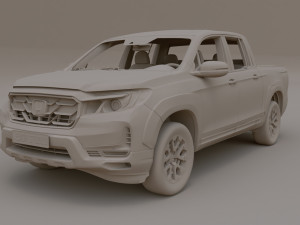 2023 Honda Ridgeline 3D Model