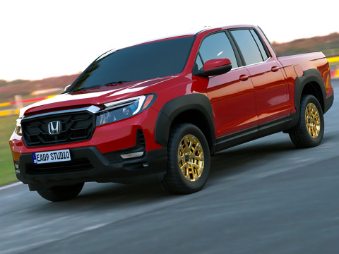 2023 Honda Ridgeline 3D Model