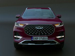 Chery Tiggo 8 Pro 2023 3D Model