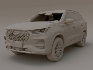 Chery Tiggo 8 Pro 2023 3D Model