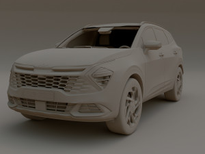 KIA Sportage X-Pro 2023 3D 模型