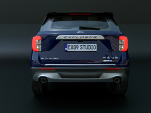 Ford-Explorer 3D Model
