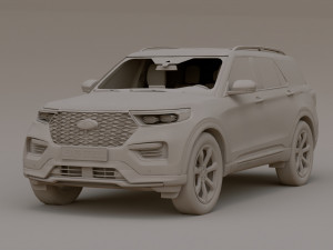 Ford-Explorer 3D Model