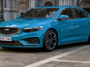 2023 Geely Preface 3D-Modell