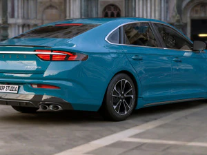 2023 Geely Preface 3D Model