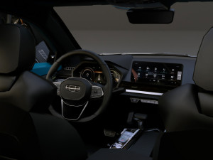 2023 Geely Preface 3D-Modell
