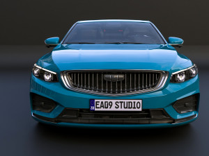 2023 Geely Preface 3D-Modell