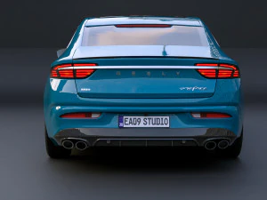 2023 Geely Preface 3D Model
