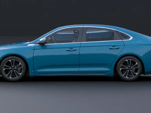 2023 Geely Preface 3D Model