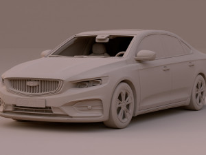 2023 Geely Preface 3D-Modell