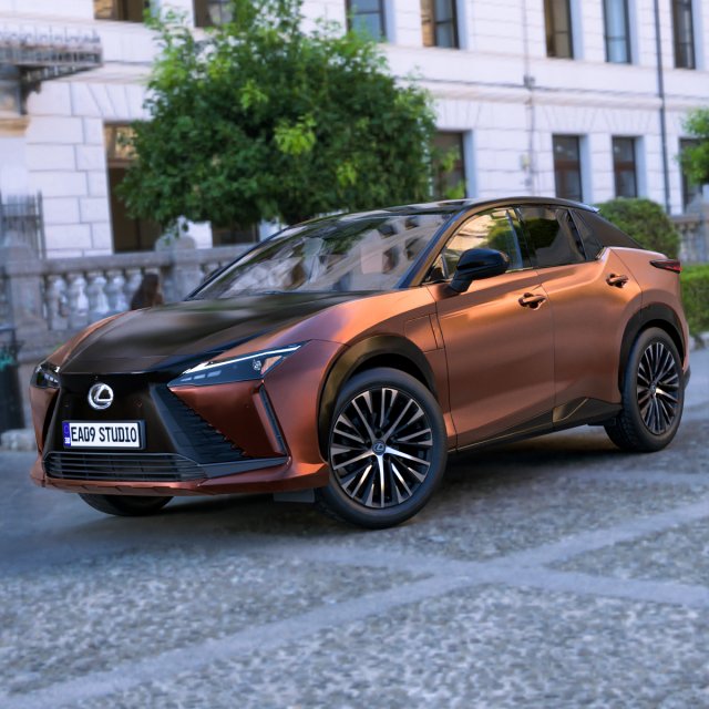 2023 Lexus RZ450e 3D 模型 .c4d .max .obj .3ds .fbx .stl .blend