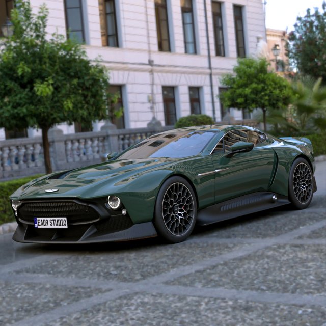 2023 Aston Martin Victor 3D 모델 .c4d .max .obj .3ds .fbx .stl .blend 