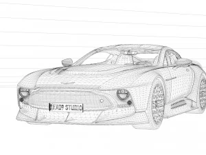 2023 Aston Martin Victor 3D Model