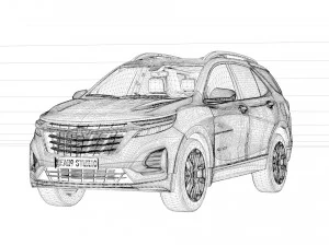 2023 Chevrolet Equinox 3D Model