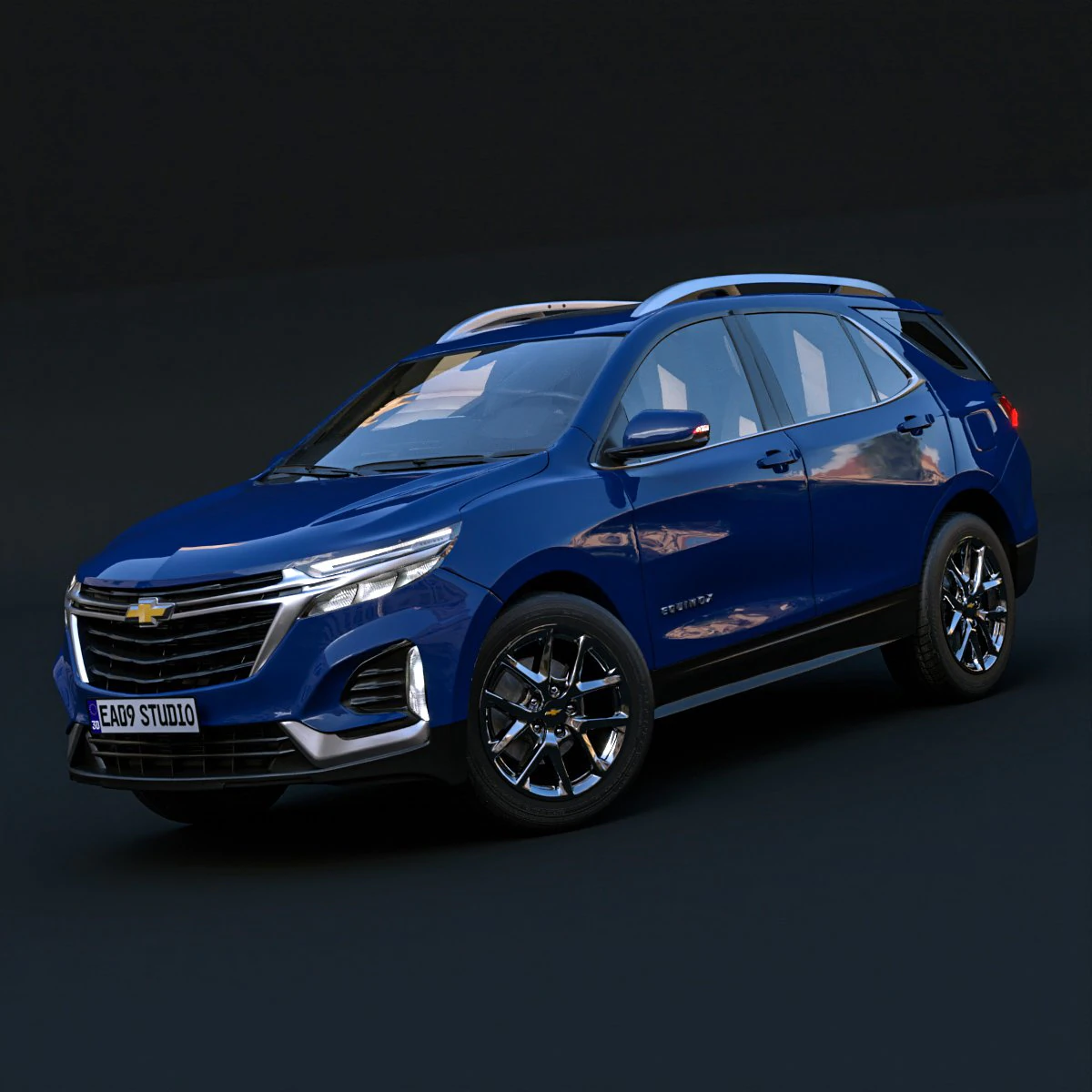 2023 Chevrolet Equinox 3D Model .c4d .max .obj .3ds .fbx .stl .blend