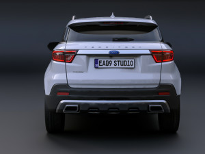 Ford-Territory 2023 Model 3D