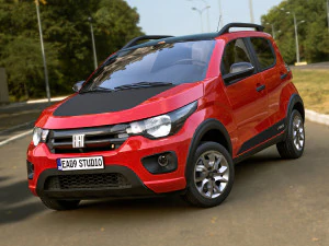 Fiat Mobi Trekking 2023 Modelo 3D