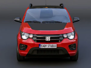 Fiat Mobi Trekking 2023 3D Model
