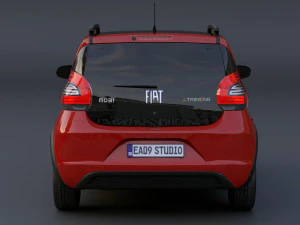 Fiat Mobi Trekking 2023 3D Model