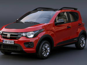 Fiat Mobi Trekking 2023 3D Модель