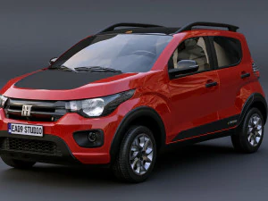 Fiat Mobi Trekking 2023 3D Model