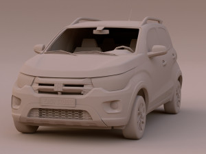 Fiat Mobi Trekking 2023 3D Модель