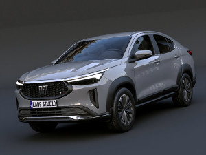 Fiat Fastback Audace 2023 3D Model