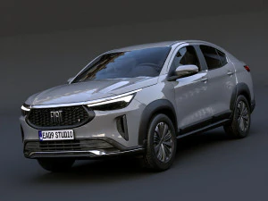 Fiat Fastback Audace 2023 Modèle 3D