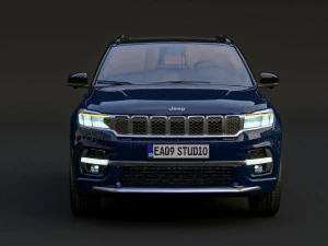 Jeep Commander 2023 3D Model