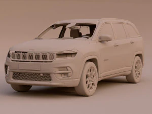 Jeep Commander 2023 3D Model