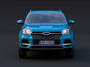 Chery Tiggo 5x Modelo 3D