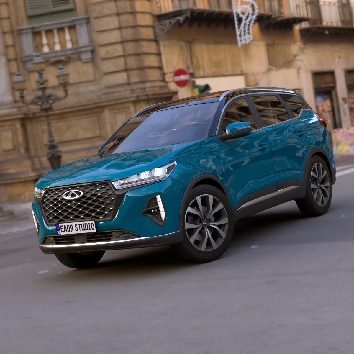 Chery Tiggo 7 Pro 3D Model .c4d .max .obj .3ds .fbx .stl .blend
