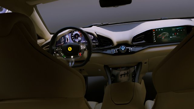 2023 Ferrari Purosangue 3D Model in Sport Cars 3DExport