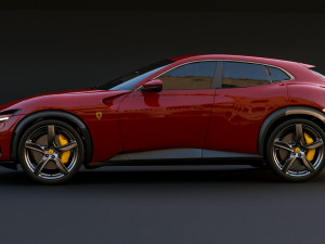 2023 Ferrari Purosangue Modelo 3D