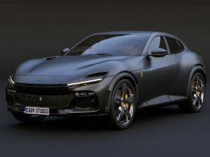 2023 Ferrari Purosangue Modelo 3D